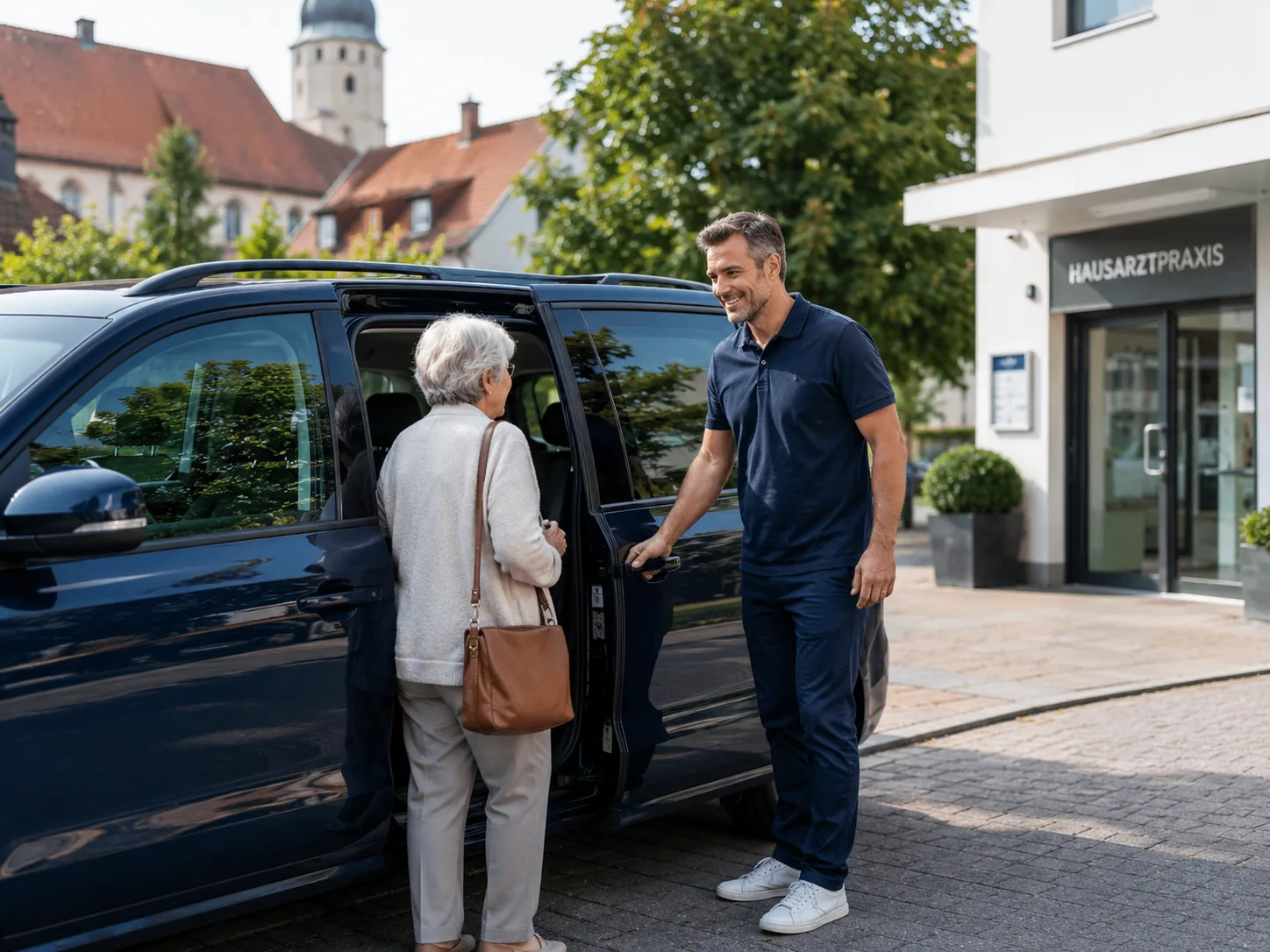 KM Fahrdienst Fahrzeug und Begleitung
